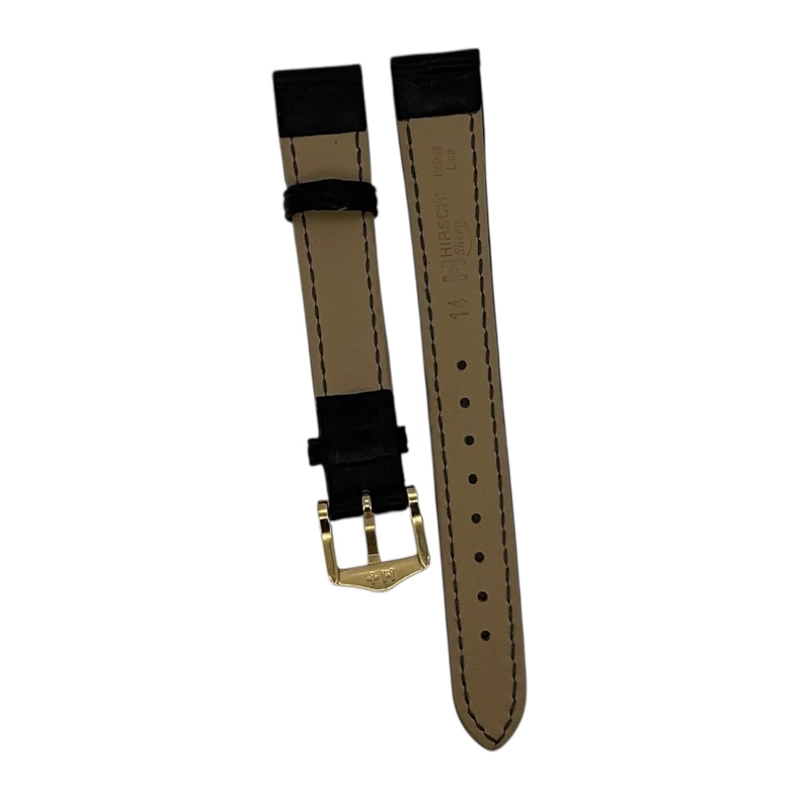 CORREA RELOJ HIRSCH SHEEP M HEBILLA DORADA 14MM - 2