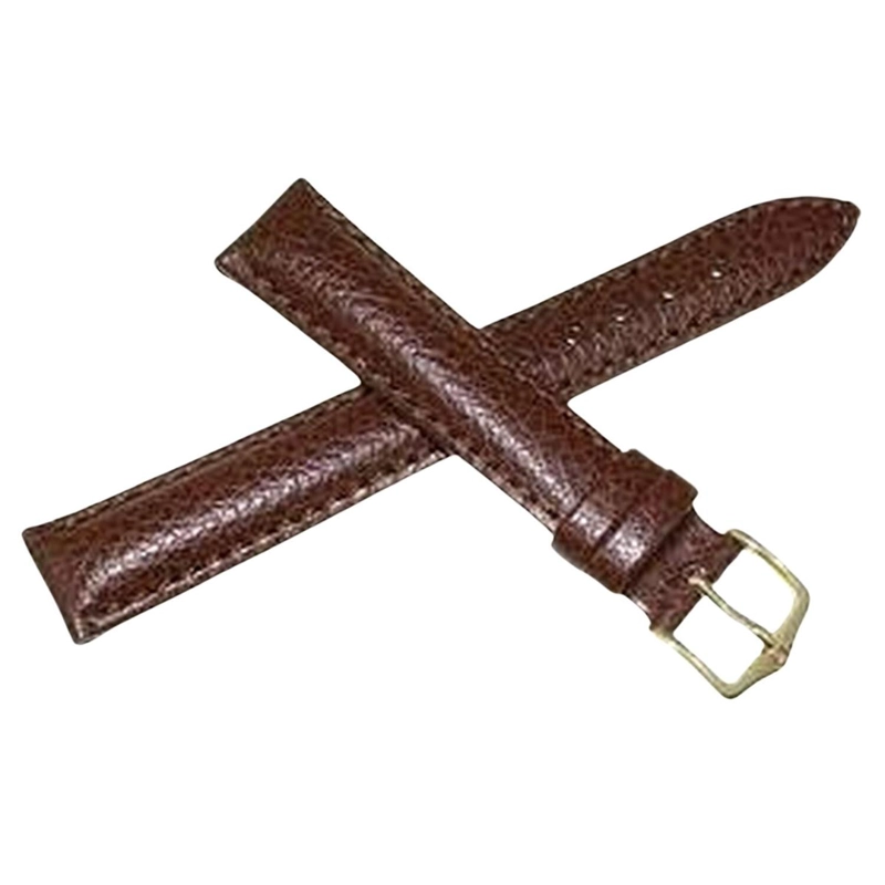 CORREA RELOJ HIRSCH WINDSOR M HEBILLA DORADA 20MM MARRON - 1