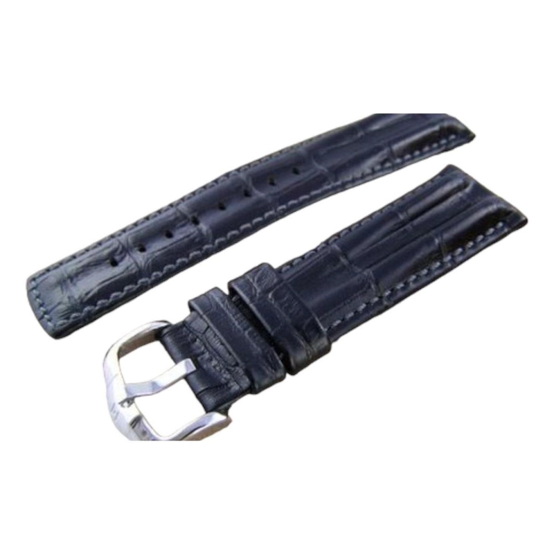 CORREA RELOJ HIRSCH PROFESSIONAL L HEBILLA PLATA 18MM NEGRA - 1