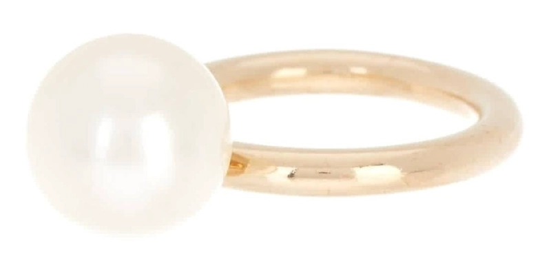 ANILLO BURBERRY FAUX PEARL CHARM - 1