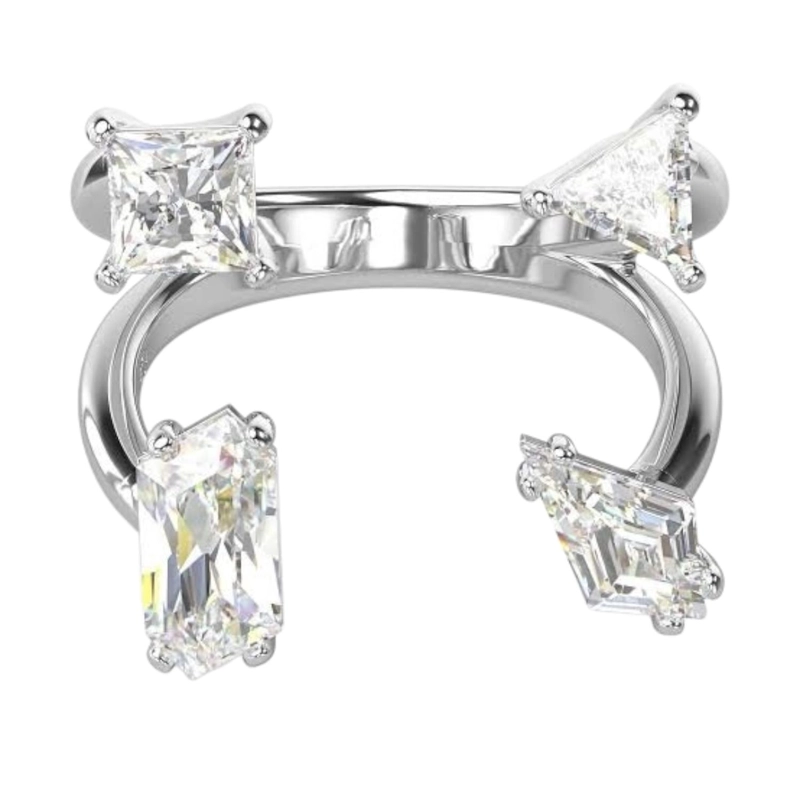 ANILLO SWAROVSKI MUJER MESMERA 5661704 TALLA 55 - 1
