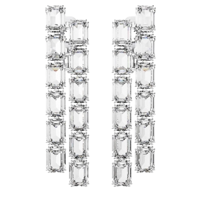 AROS SWAROVSKI MUJER MILLENIA CLIP EARRINGS OCTAGON 5696320 - 1