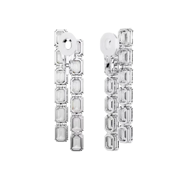 AROS SWAROVSKI MUJER MILLENIA CLIP EARRINGS OCTAGON 5696320 - 4