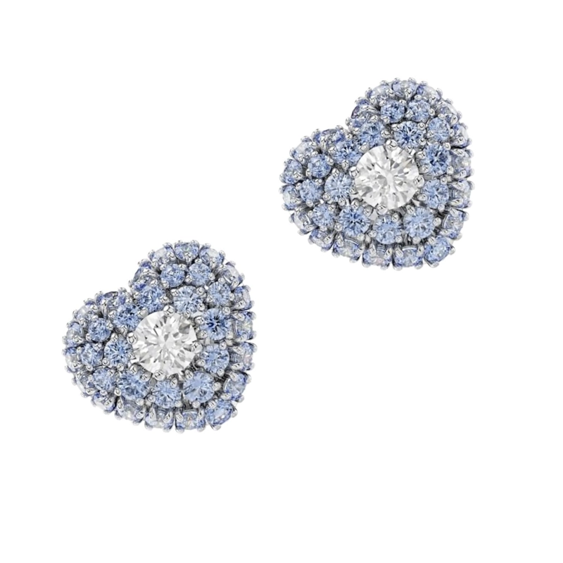 AROS SWAROVSKI MUJER HYPERBOLA STUD EARRINGS HEART 5683576 - 2