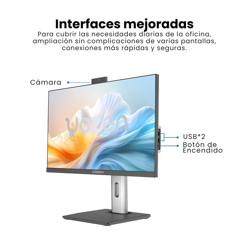 ALL IN ONE 23.8” INTEL CORE I5-3470 16GB 256GB SSD MODELO TY - 5