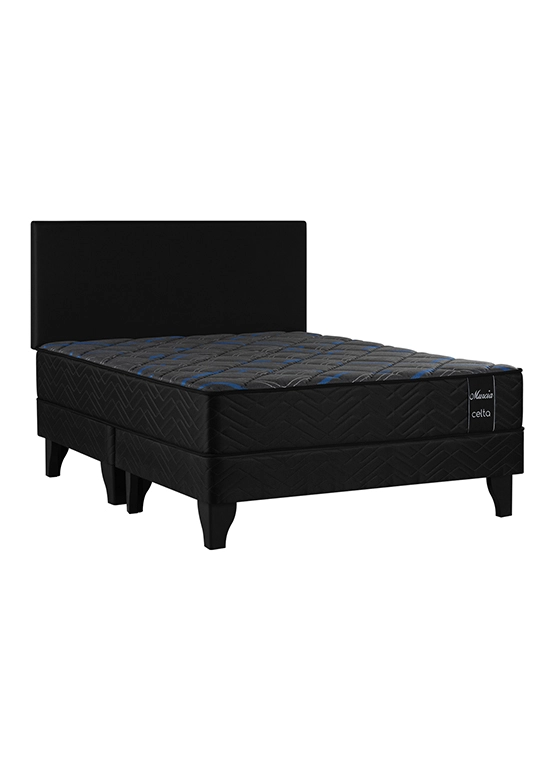 CAMA EUROPEA POCKET PLUS MURCIA 2 PLAZAS X 2 MT BASE DIVIDIDA + RESPALDO - 1