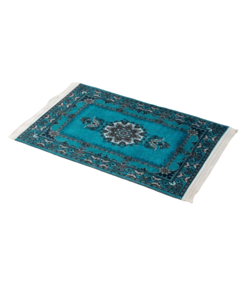ALFOMBRA DECORATIVA PERSA VINTAGE 80X120 CON FLECOS - 6