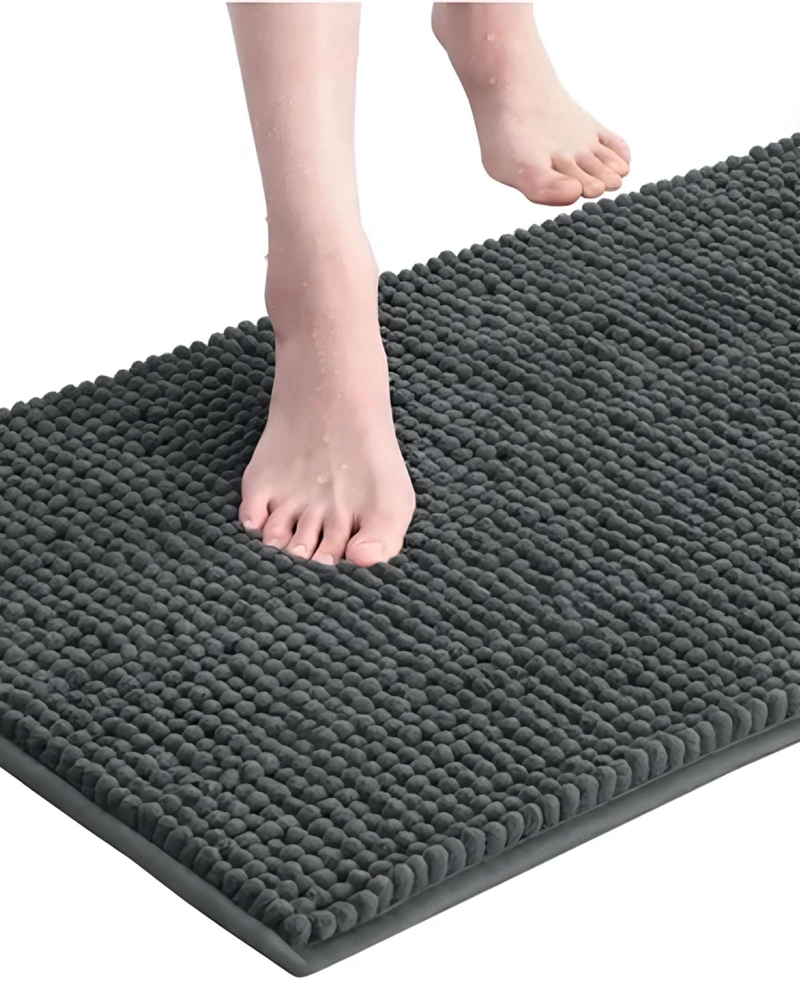 ALFOMBRA DE BAÑO GRAFITO DELGADA 40X60 CM - 2