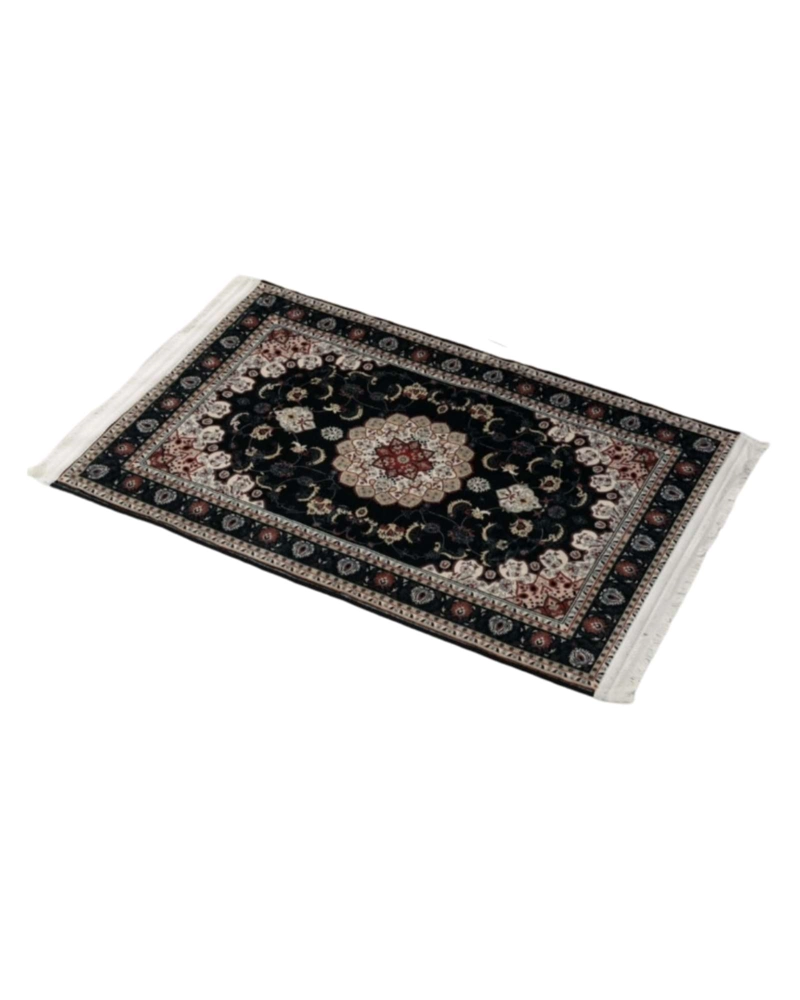 ALFOMBRA DECORATIVA PERSA VINTAGE 80X120 CON FLECOS - 6