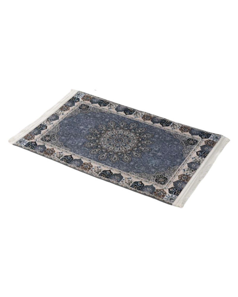 ALFOMBRA DECORATIVA PERSA VINTAGE 80X120 CON FLECOS - 6