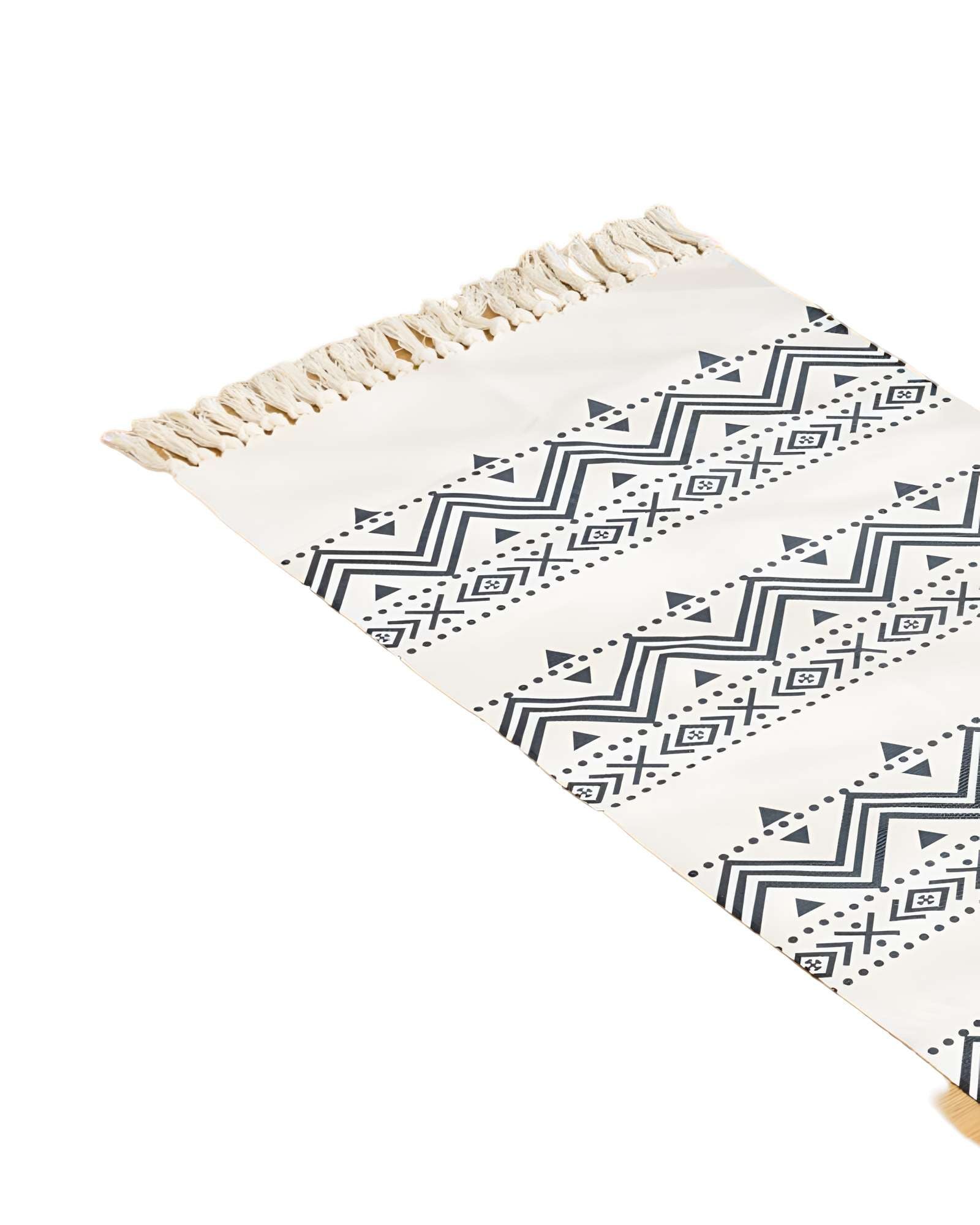 JUEGO DE 2 ALFOMBRAS DE LINO 60X90 CM PARA BAJADA DE CAMA - 3