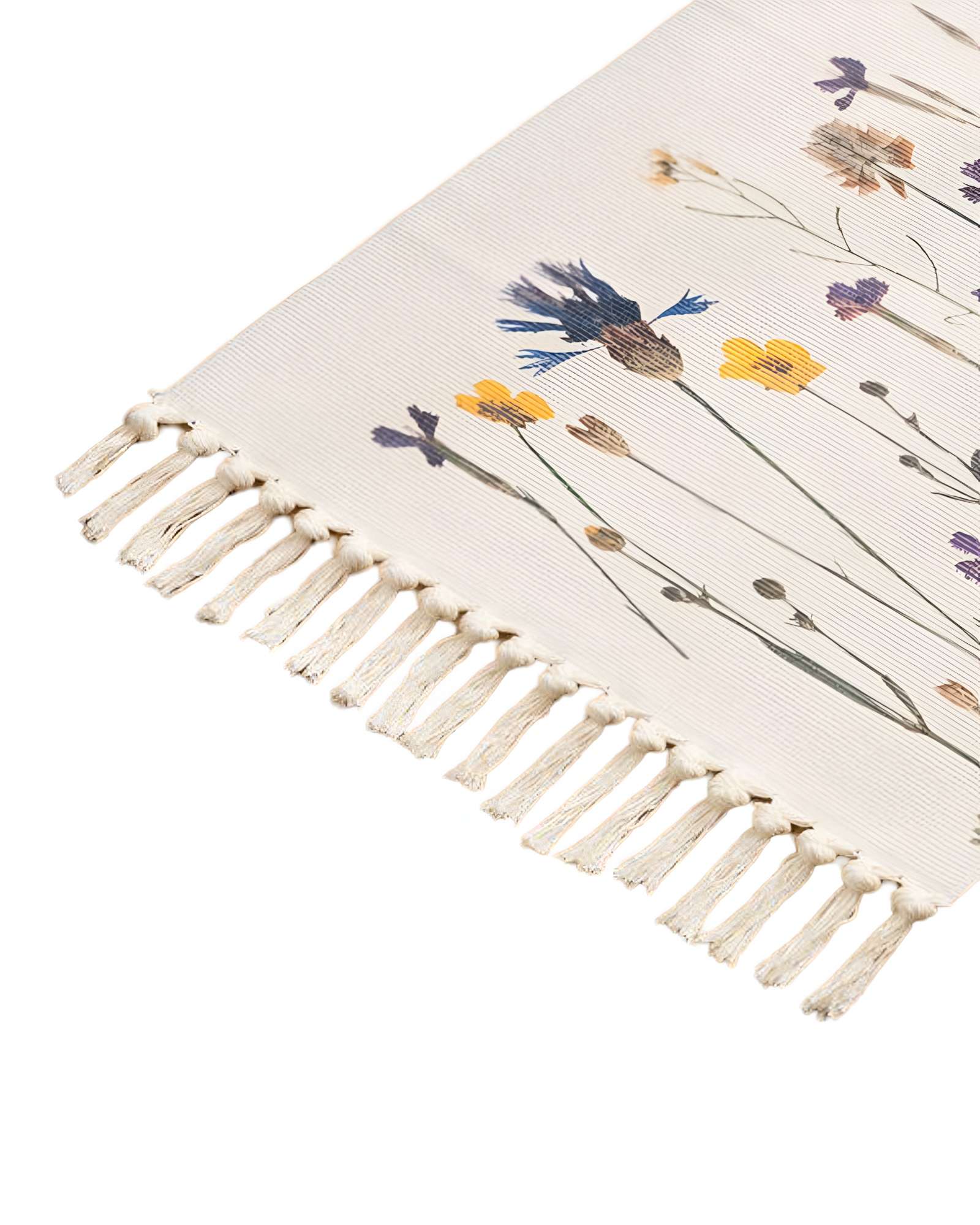 JUEGO DE 2 ALFOMBRAS DE LINO 60X90 CM PARA BAJADA DE CAMA - 2