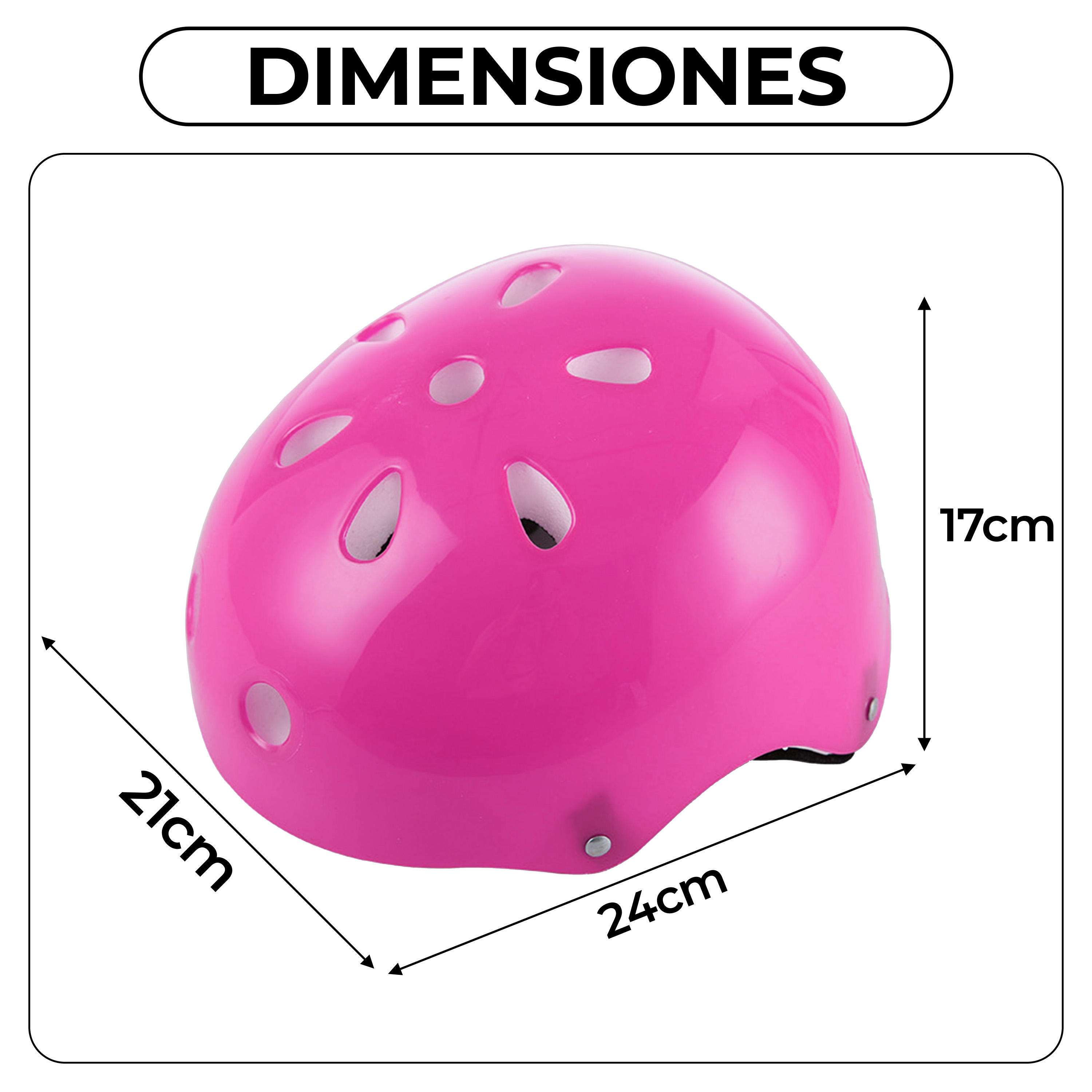 PATINES AJUSTABLES MAS KIT CON CASCO 4 RUEDAS NIÑA ROSA TALLA XS 27-30 - 3