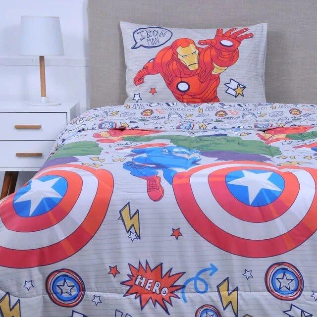 PLUMON INFANTIL DISNEY 1,5 PLAZA REVERSIBLE AVENGERS01 - 1