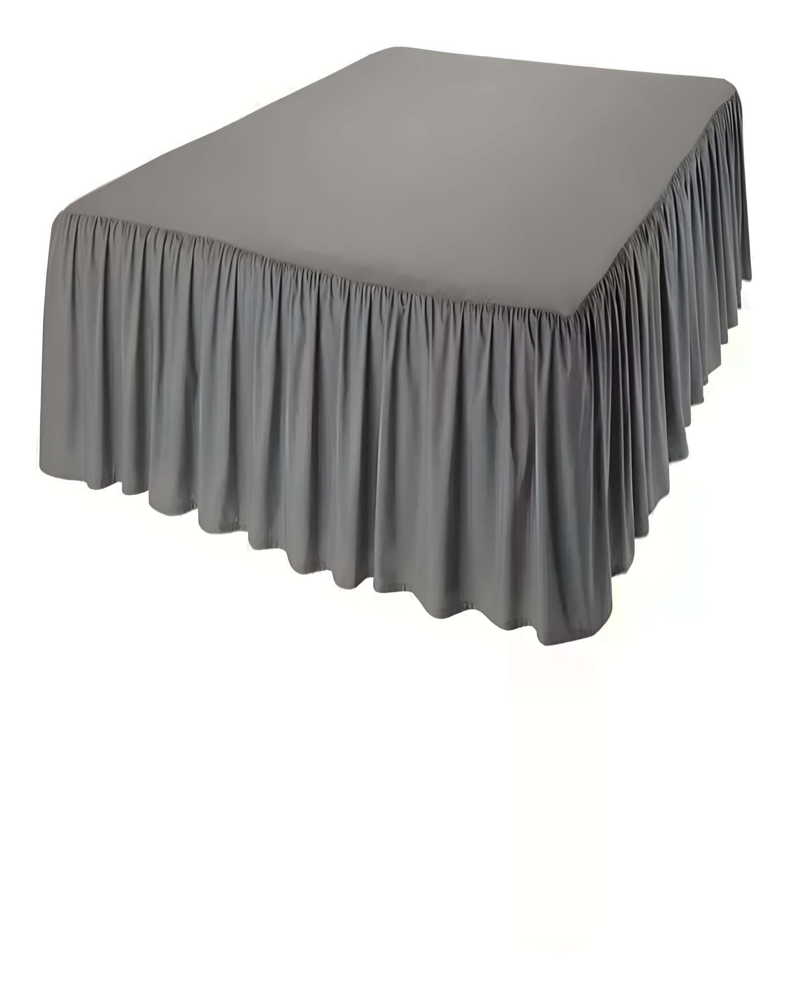FALDON DE CAMA SIN FUNDA KING GRIS - 2
