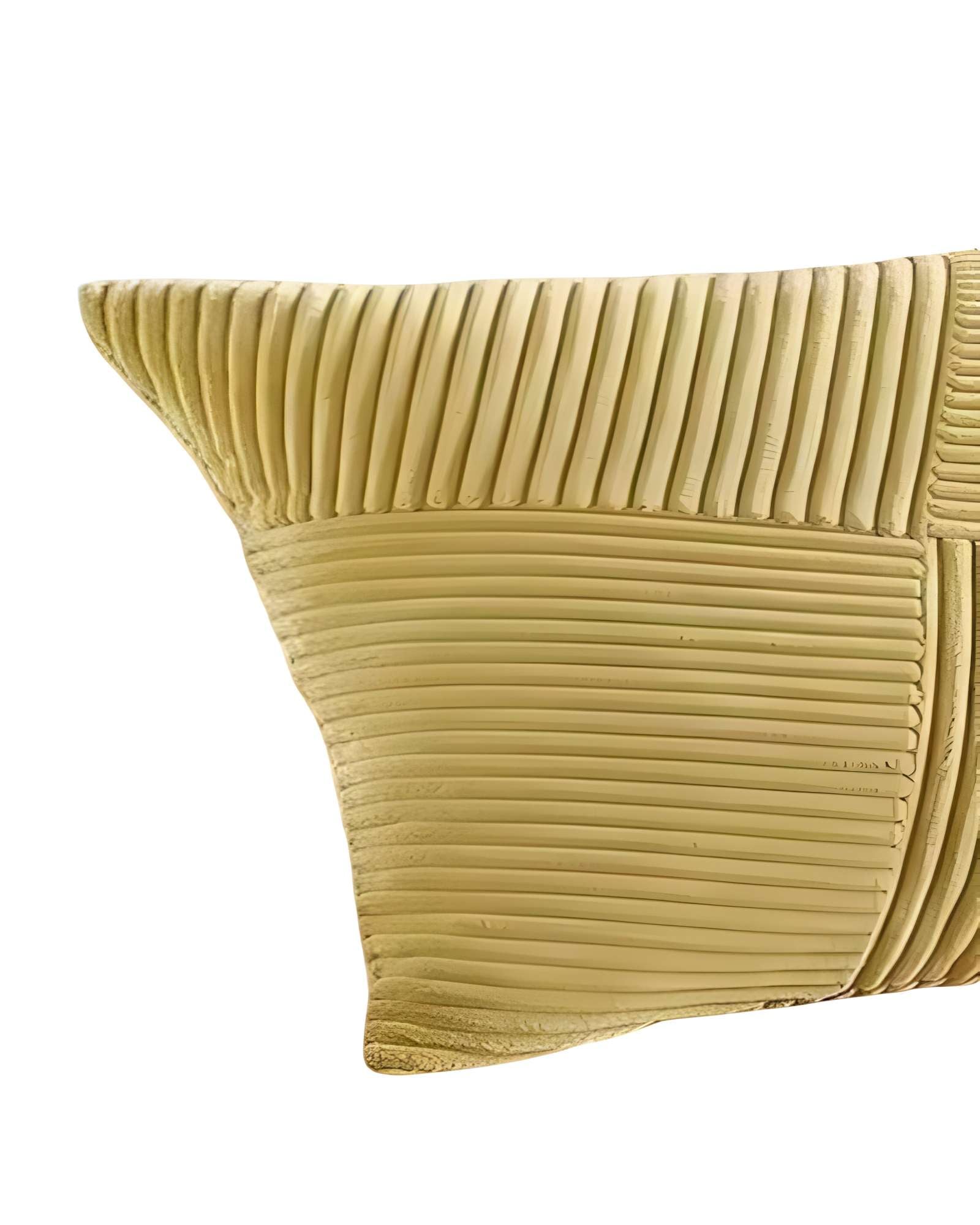 PACK DE 2 FUNDAS DE COJIN FELPA AMARILLO - 2