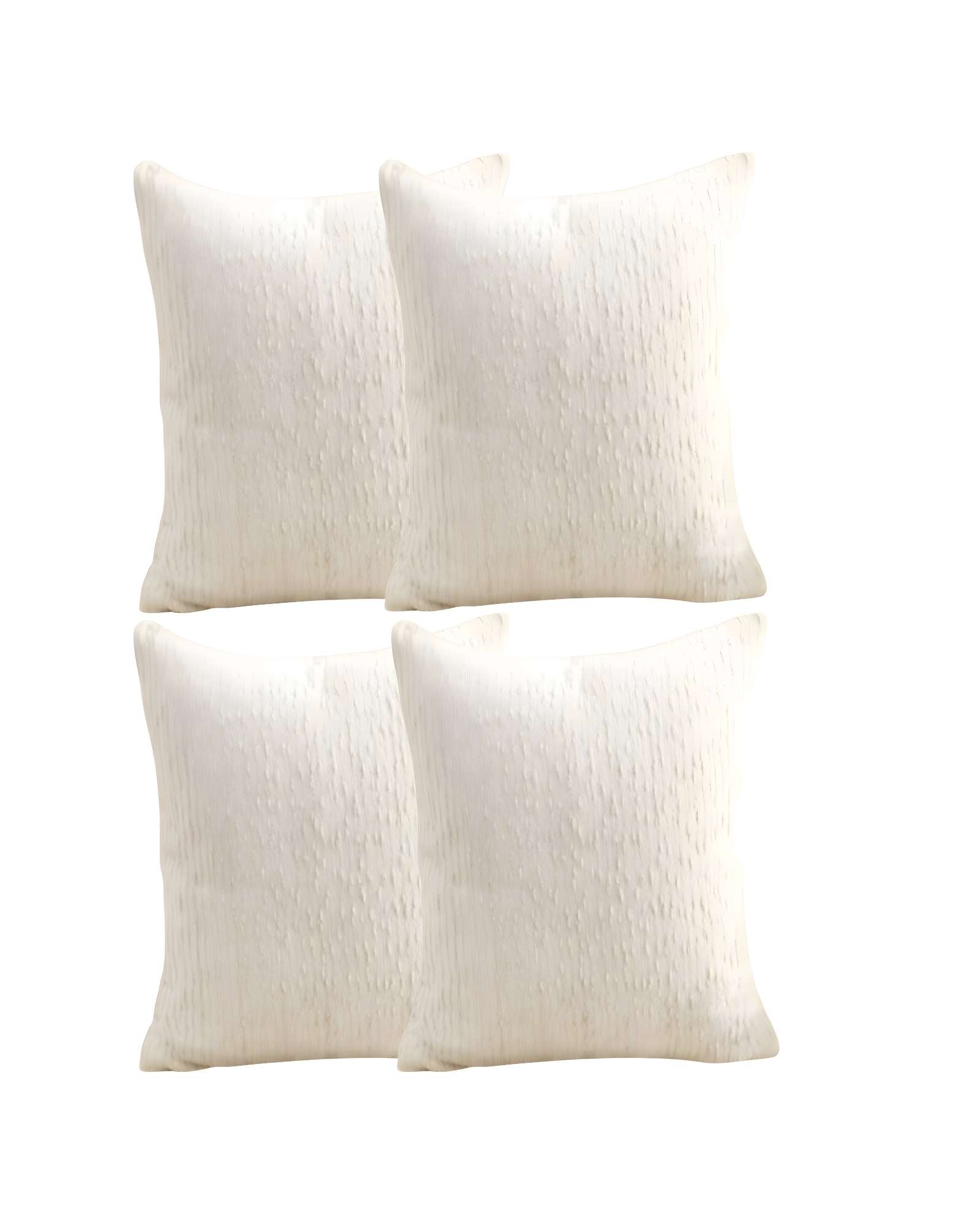 PACK DE 4 FUNDAS DE COJIN CHENILLE LINEA BLANCO - 2