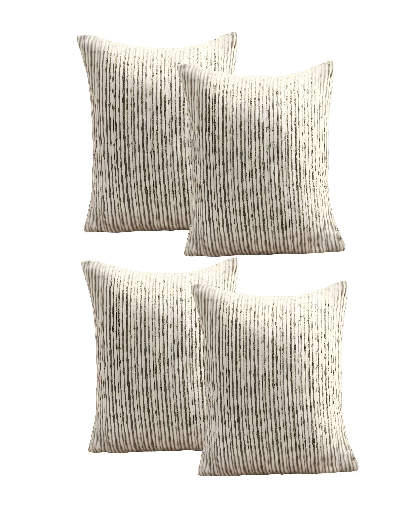 PACK DE 4 FUNDAS DE COJIN CHENILLE LINEA BEIGE - 2
