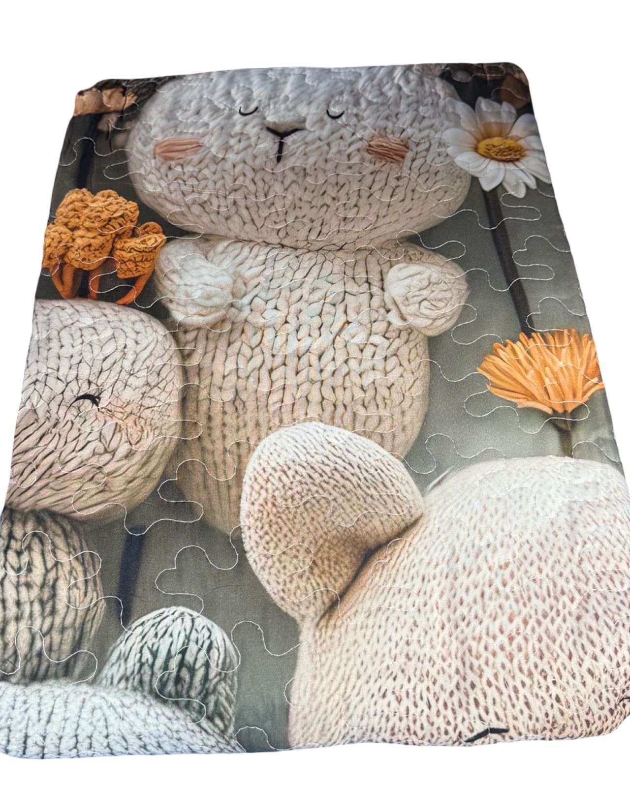 CUBRECAMA QUILT PRIMAVERA VERANO INFANTIL OSO VERDE - 2