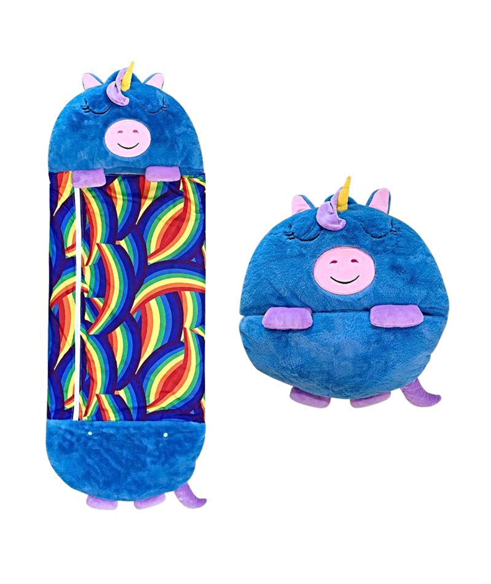 PELUCHE PARA DORMIR PARA NIÑO O NIÑA UNICORNIO AZUL - 1
