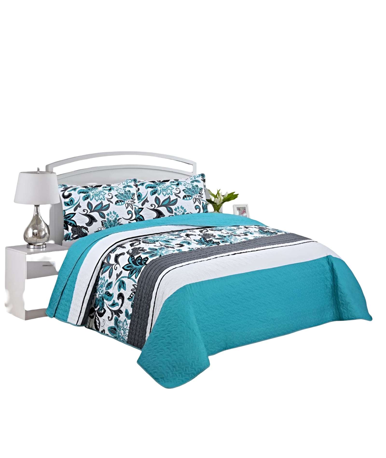 COBERTOR COLCHA QUILT VERANO 2 PLAZAS - 2