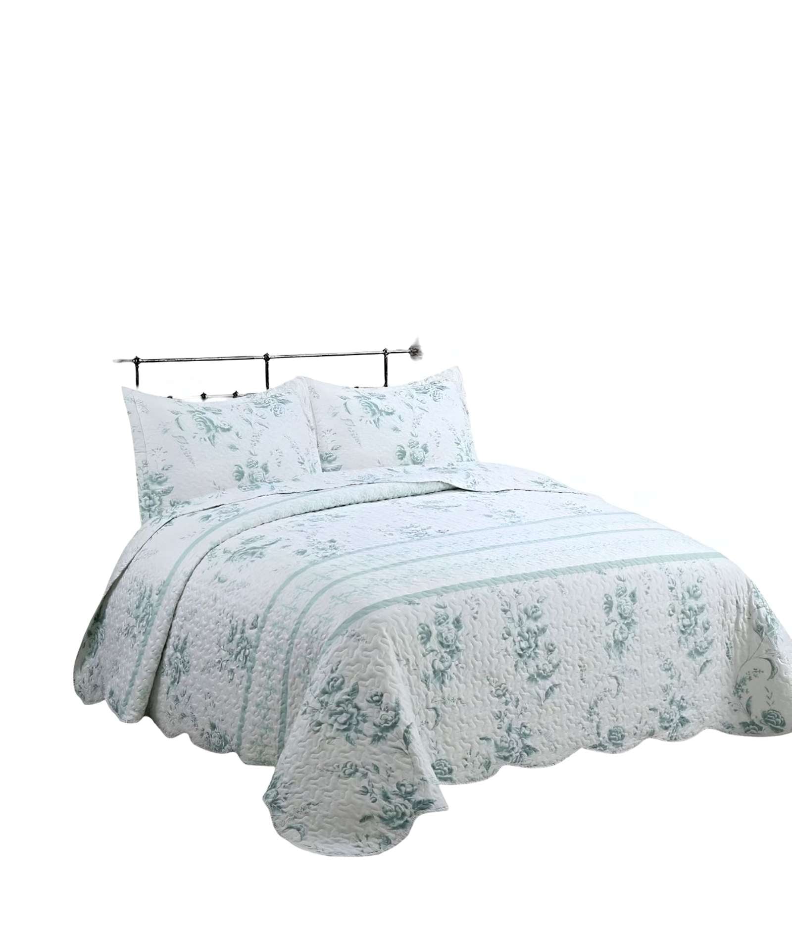 COBERTOR COLCHA QUILT VERANO 2 PLAZAS - 2