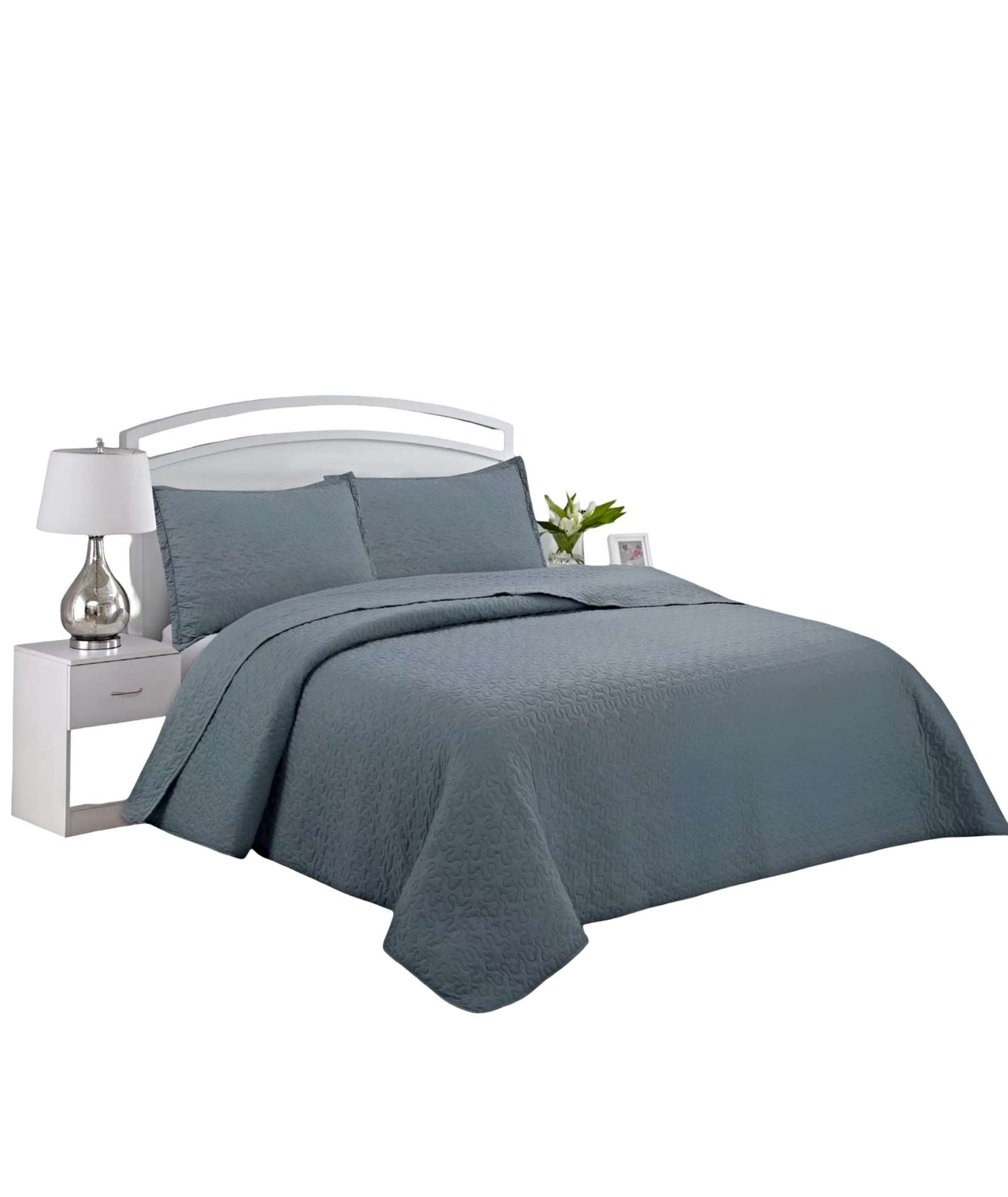COBERTOR COLCHA QUILT VERANO 2 PLAZAS - 1