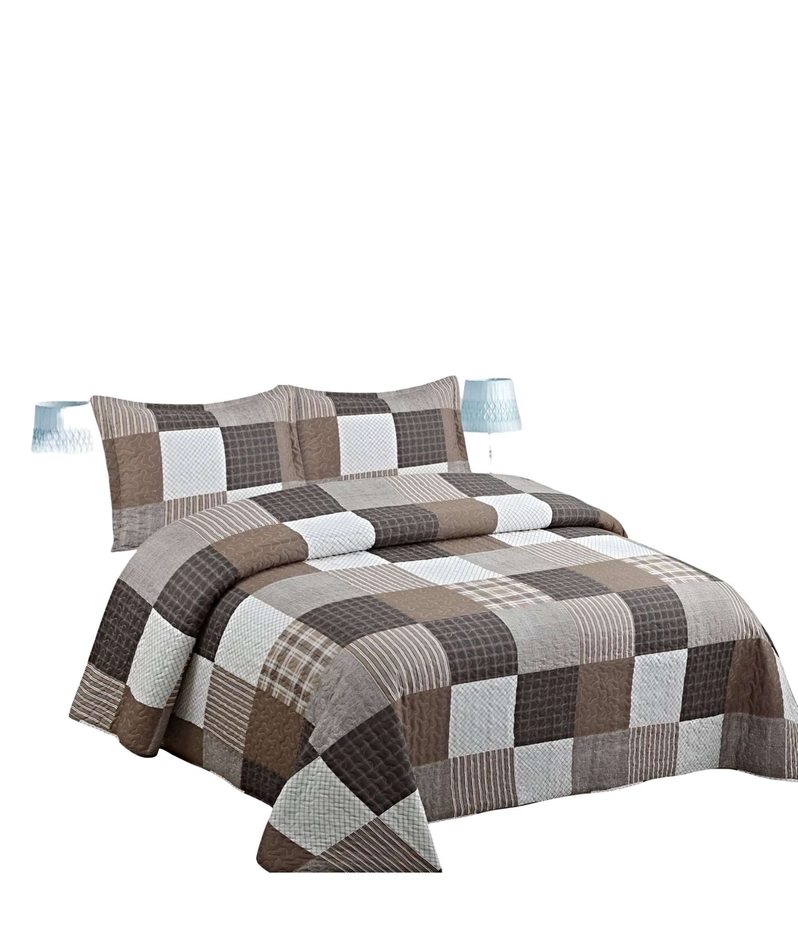 COBERTOR COLCHA QUILT VERANO 2 PLAZAS - 2