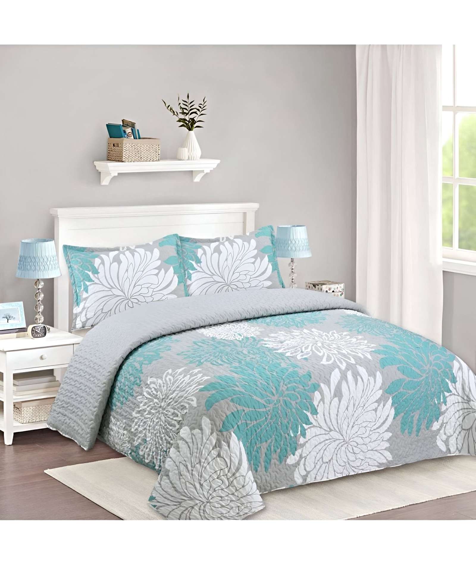 COBERTOR COLCHA QUILT VERANO KING-SUPER KING - 3