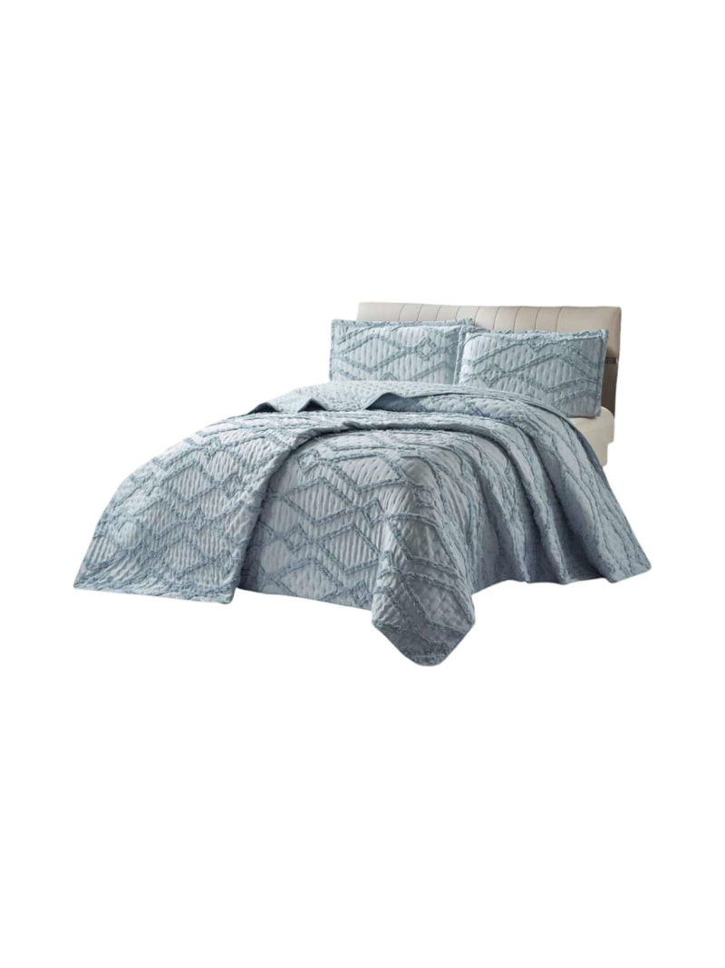 QUILT  GEOME TRICO DE VERANO LIVIANO  KING / SUPER KING TUFTING - 3
