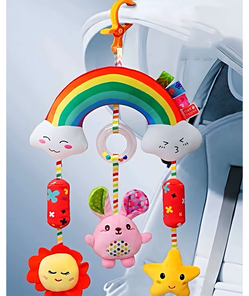 MOVIL PARA COCHE PARA BEBE  COLGANTE ARCOIRIS - 2