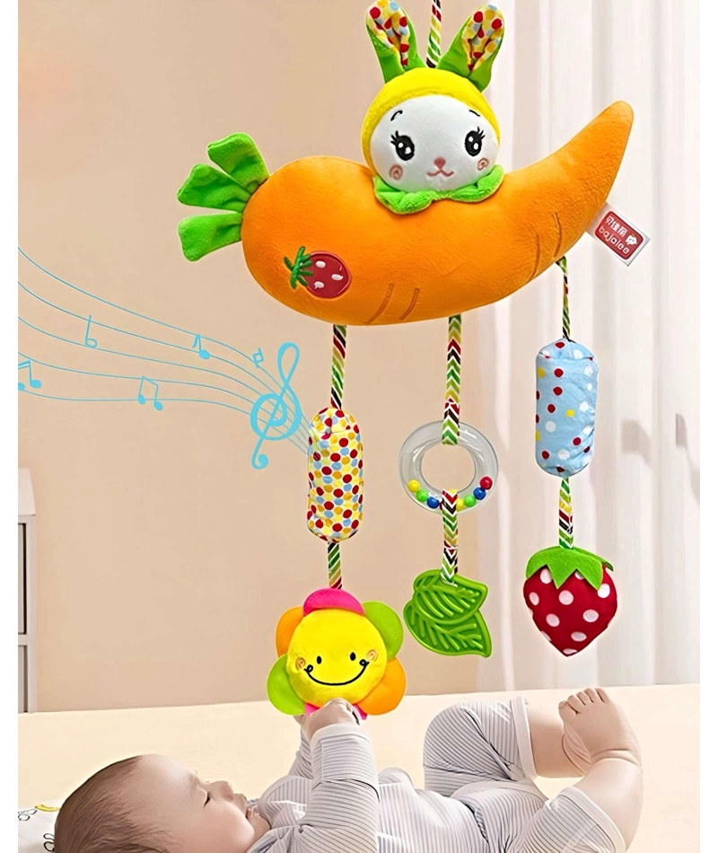 MOVIL PARA COCHE PARA BEBE  COLGANTE DISEÑO ZANAHORIA - 4