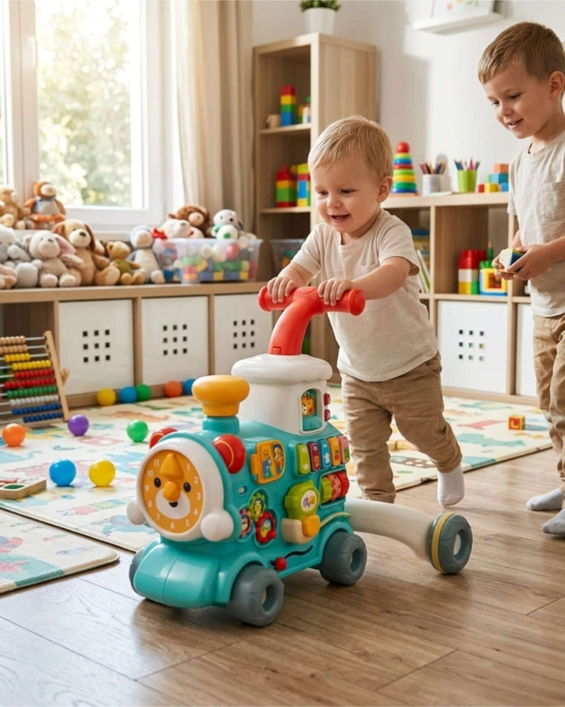 CAMINADOR DE BEBE  TREN DIDACTICO 5 EN 1 - CORREPASILLOS EVOLUTIVO - 4