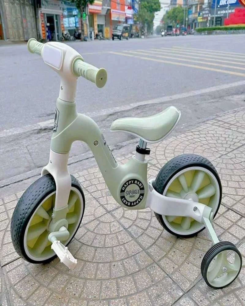 BICICLETA TRICICLO DE EQUILIBRIO NIÑO NIÑA INFANTIL VERDE - 3
