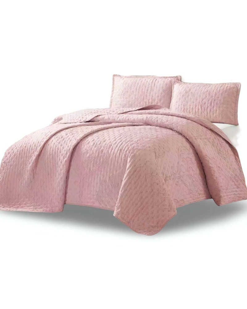 COBERTOR COLCHA QUILT TUFTING DE LUJO SUAVE KING - 2