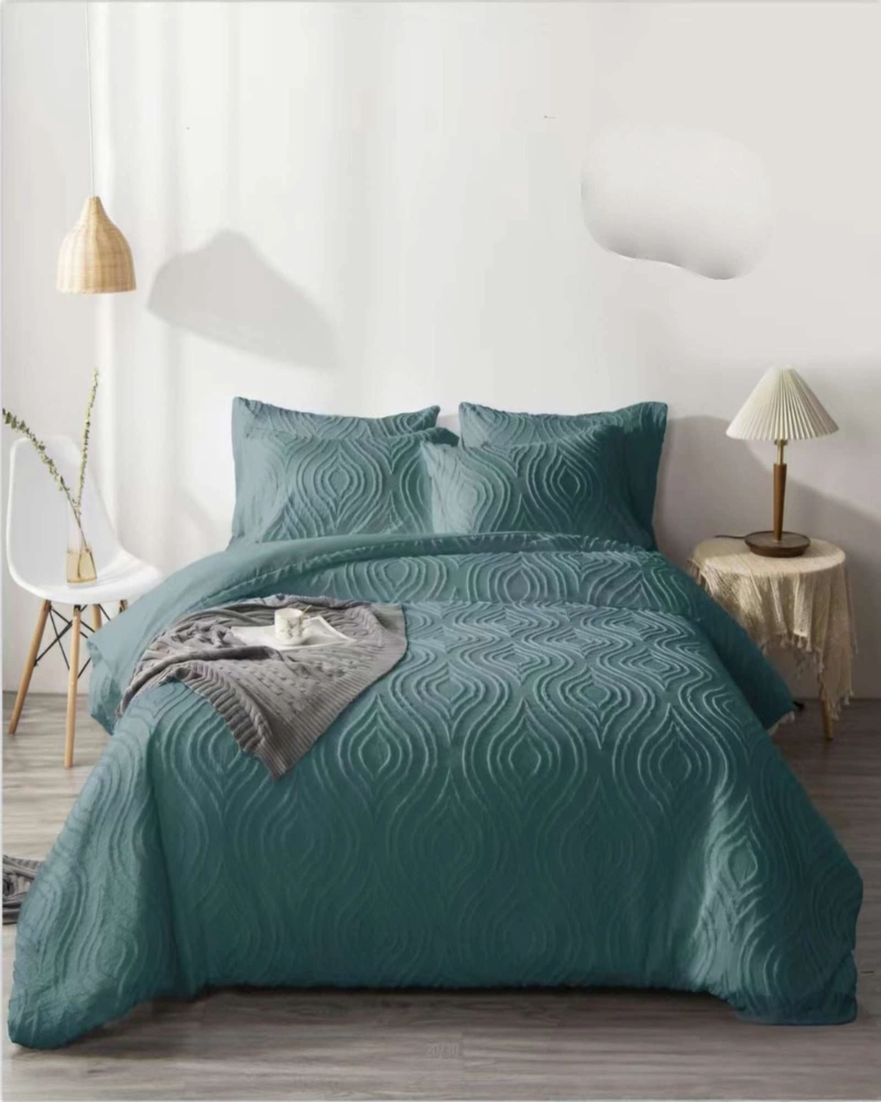 COBERTOR COLCHA QUILT DE VERANO DELGADO NO ACOLCHADO KING - 4