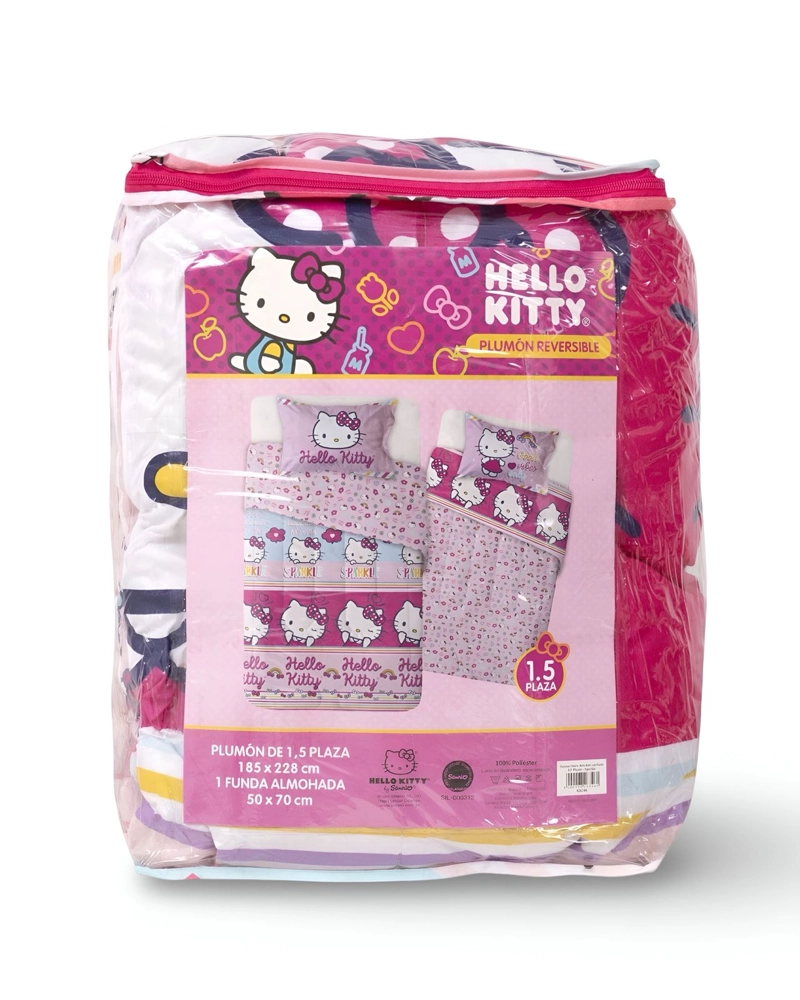 CUBRECAMA NORDICO NIÑA HELLO KITTY - 1