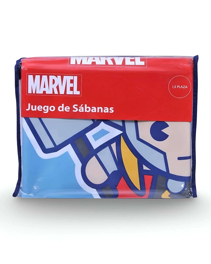 SABANAS INFANTIL SUPER HEROES PLAZA Y MEDIA MASHINI - 4