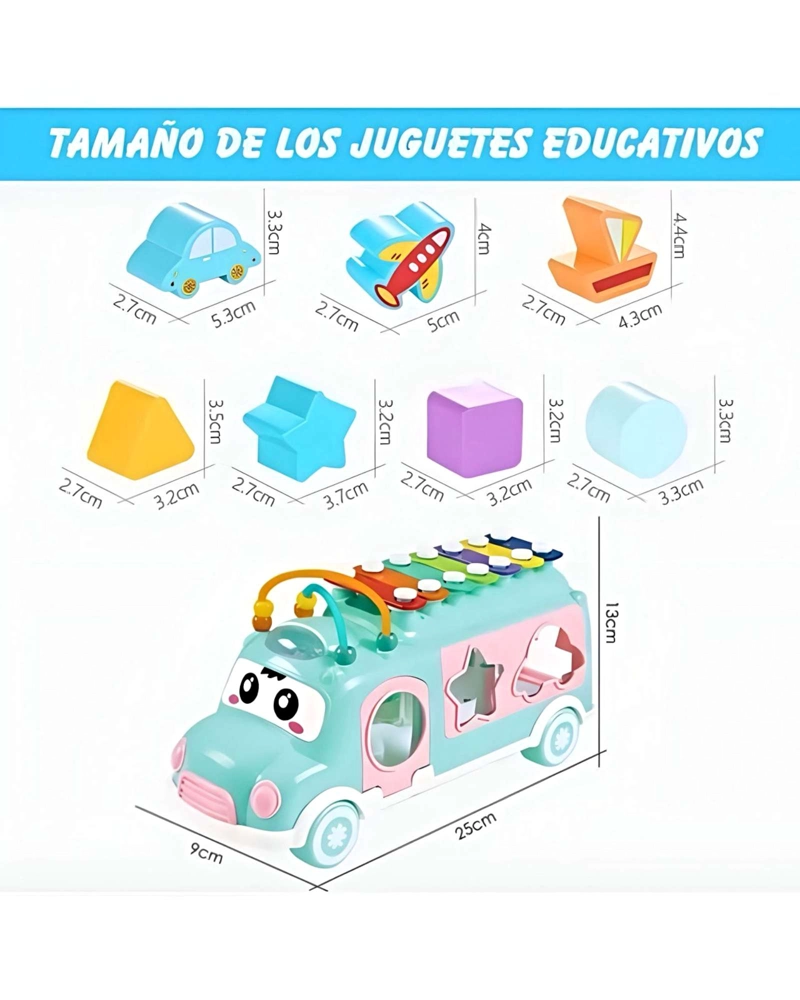 JUGUETE XILOFONO MUSICAL INFANTIL CON BLOQUES DE CONSTRUCCION - 3