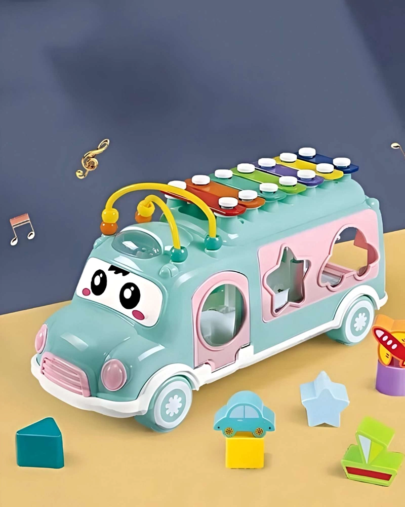 JUGUETE XILOFONO MUSICAL INFANTIL CON BLOQUES DE CONSTRUCCION - 4