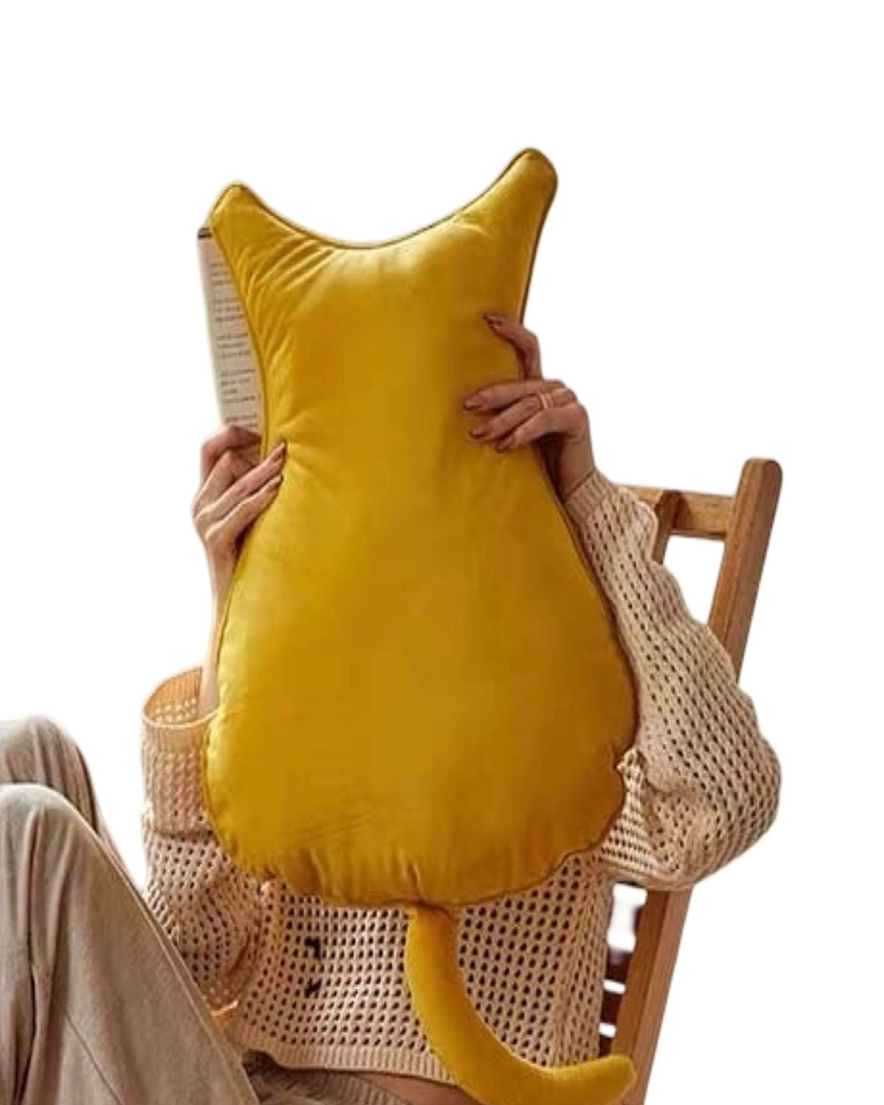 ALMOHADA COJIN DE GATO EXTRA SUAVE PARA DECORAR O APEGO PARA NIÑOS - 2