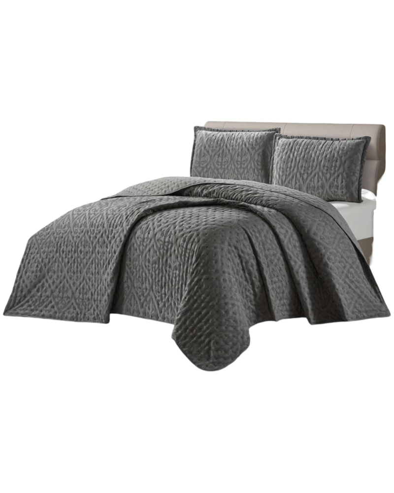 QUILT KING DE LUJO EXTRA SUAVE CON RELIEVES DE TUFTING - 3