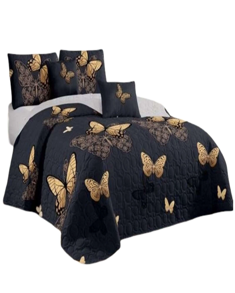 SET SABANA CON CUBRECAMA PLAZA Y MEDIA S85 - 1