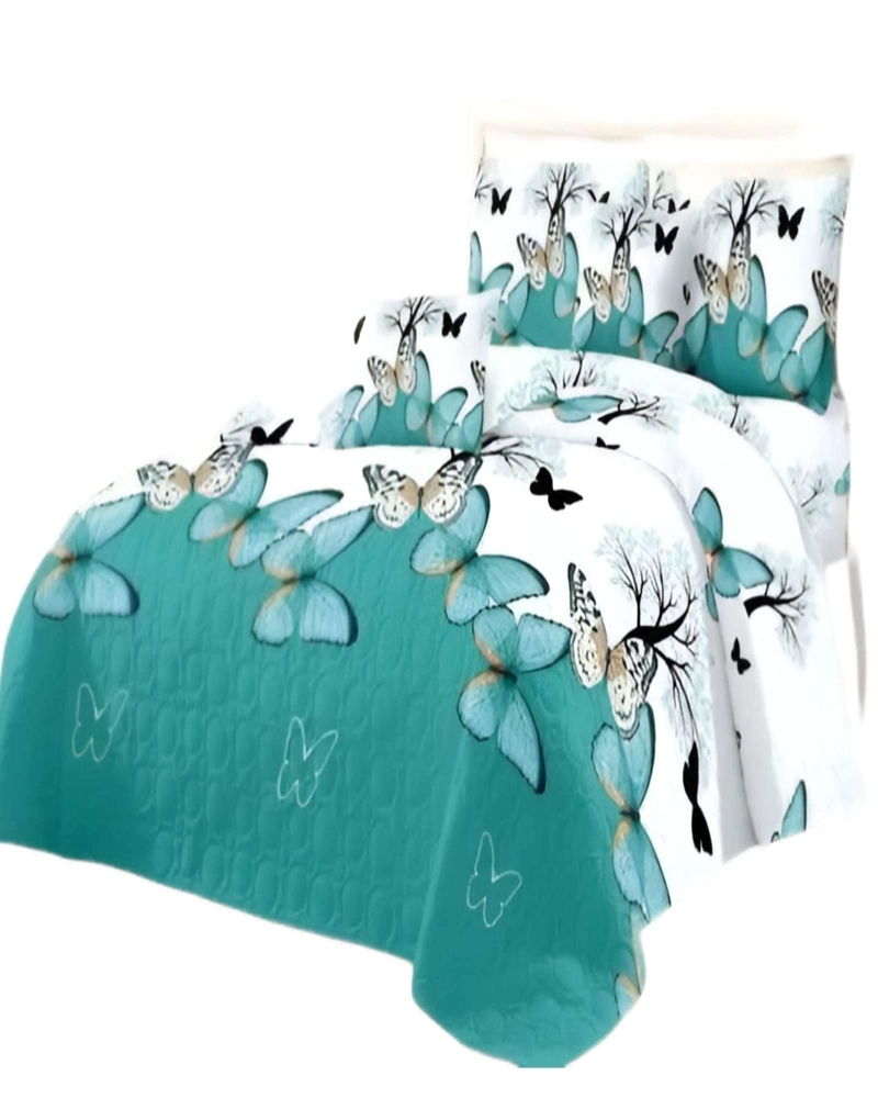 SET SABANA CON CUBRECAMA PLAZA Y MEDIA S81 - 2