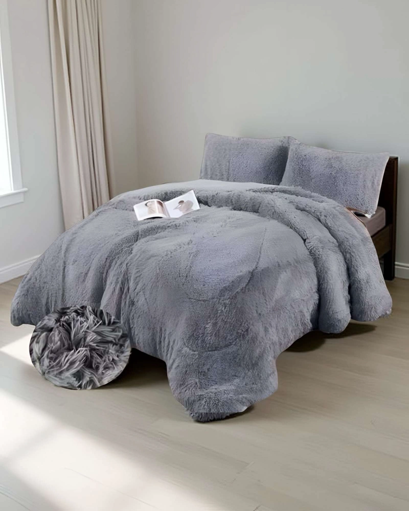 CUBRECAMA CON CHIPORRO PARA INVIERNO PELUDO 2 PLAZAS - 4
