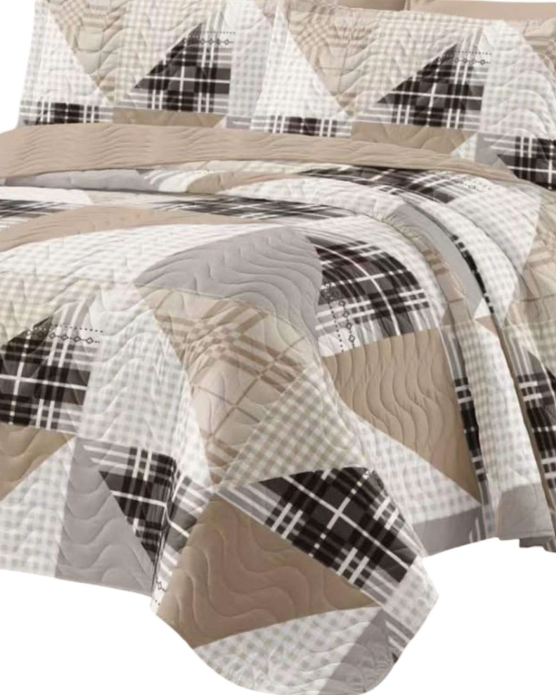 CUBRECAMA DE VERANO REVERSIBLE ELEGANTE Y LIVIANO PLAZA Y MEDIA - 3