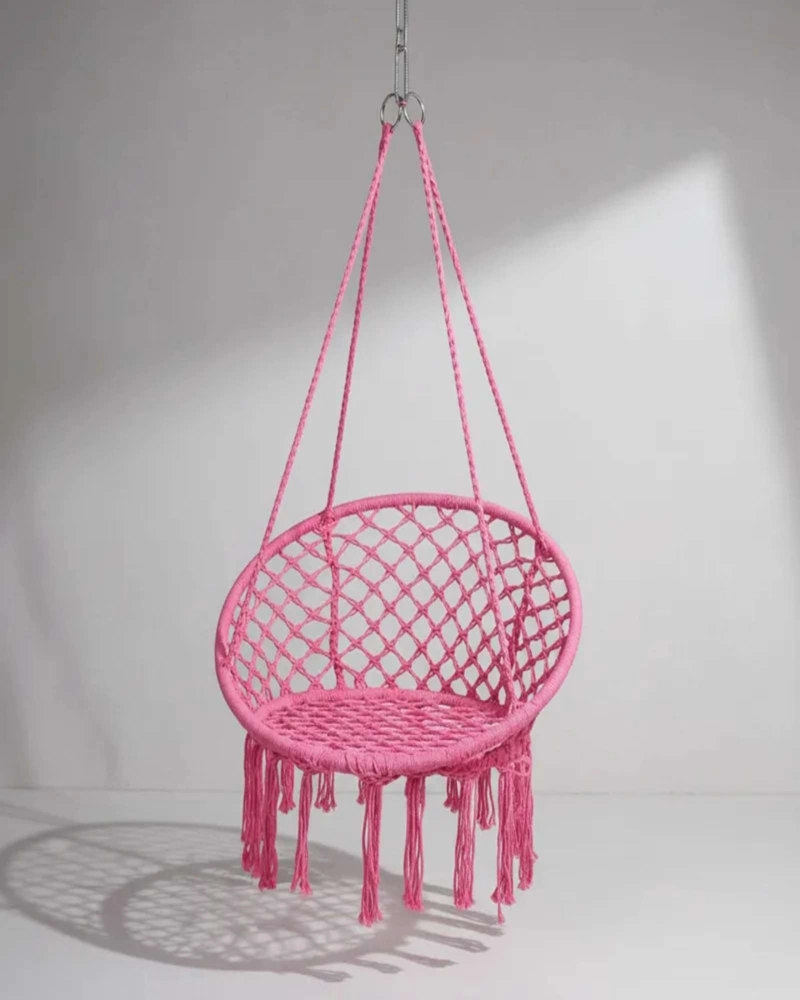 SILLA COLGANTE HAMACA REFORZADA PARA INTERIOR Y EXTERIOR SIN COJINES - 1