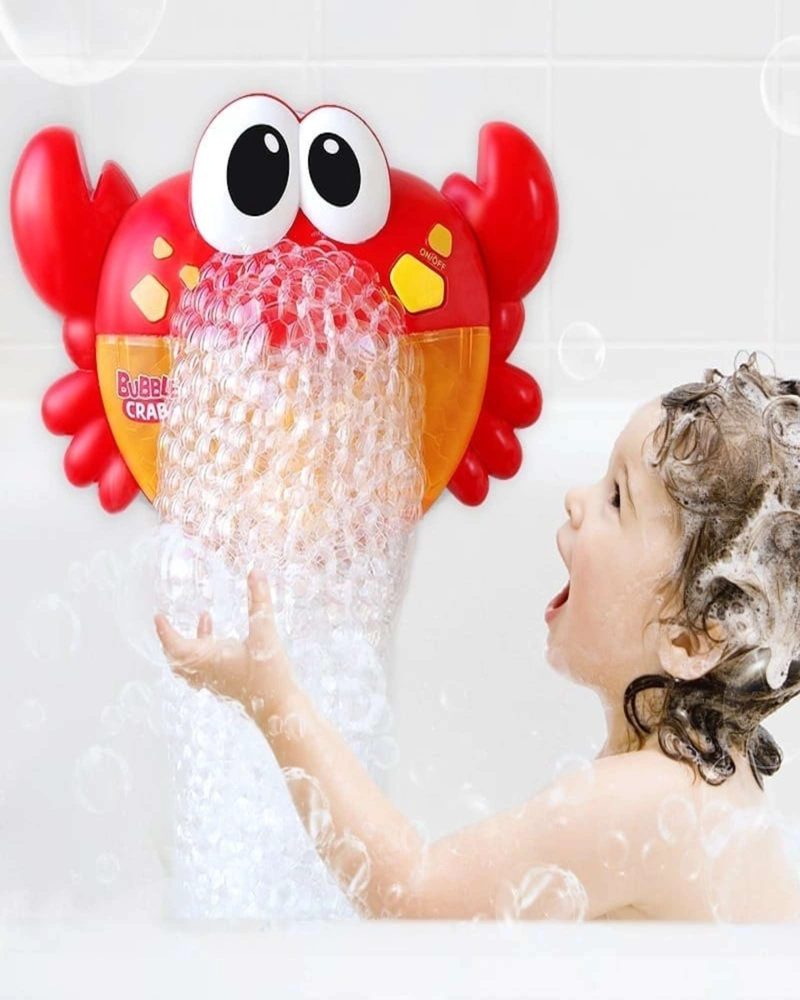 JUGUETE PARA EL BAÑO CANGREJO CON BURBUJAS (MUSICAL) - 3