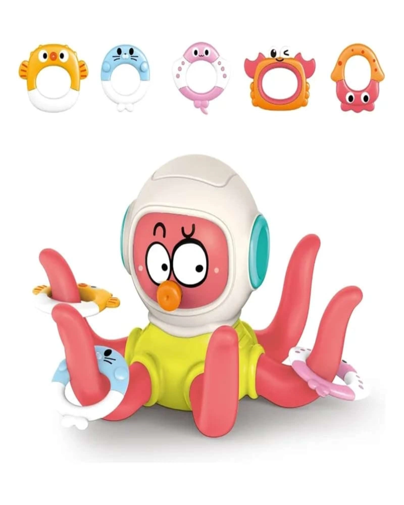 JUEGO DE BAÑO PULPO FLOTADOR INTERACTIVO - 2