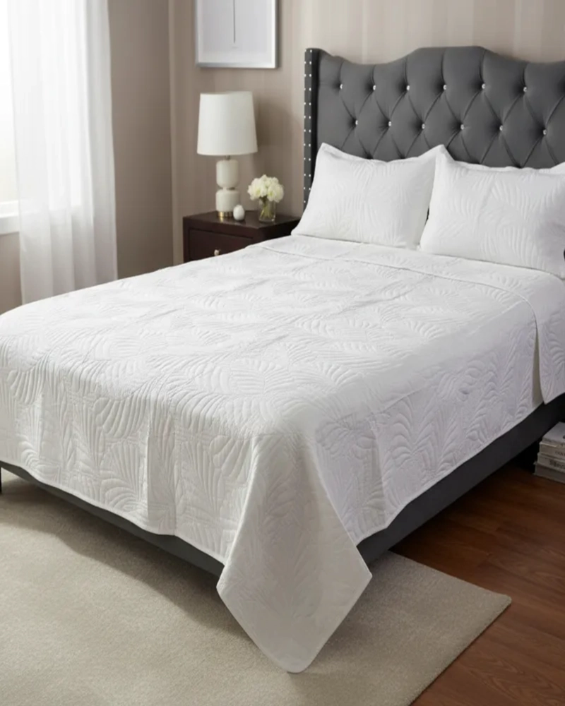 QUILT DE VERANO KING - SUPER KING COBERTOR DE LUJO C003 - 2